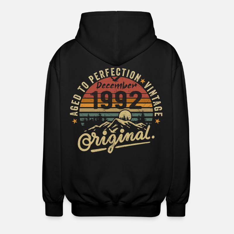 Legends were unveiled in December 1992 - Unisex Hooded Jacket - black