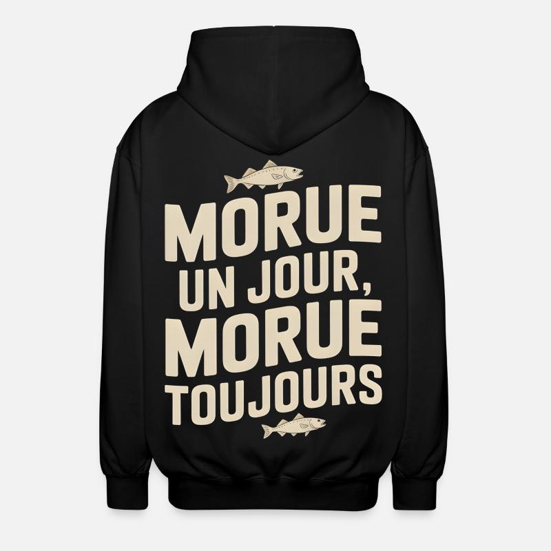 Once cod Cod - Unisex Hooded Jacket - black