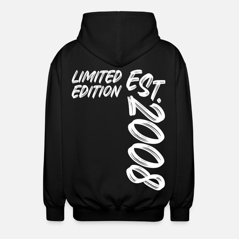 Édition limitée est. 2008 - Veste à capuche unisexe - noir