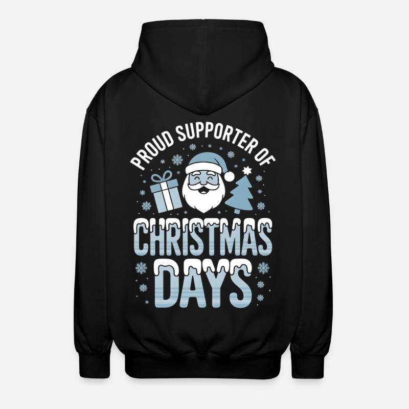 Fiers de Noël - Veste à capuche unisexe - noir