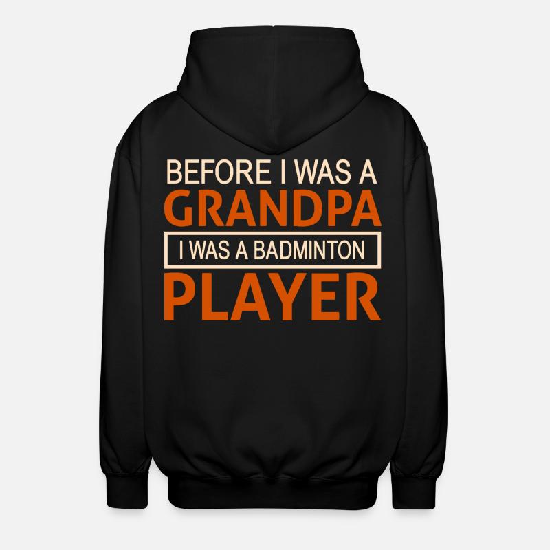 Badminton Papi - Veste à capuche unisexe - noir