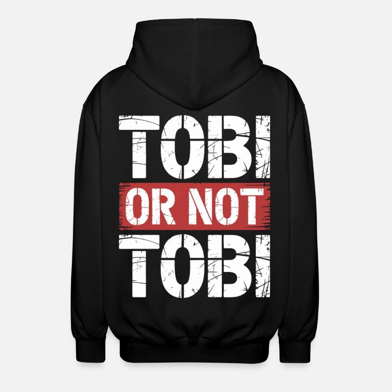 Tobi ou pas Tobi - Veste à capuche unisexe - noir