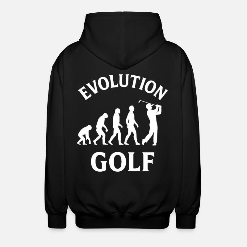 Evolution Golf Drôle de Golf Design - Veste à capuche unisexe - noir