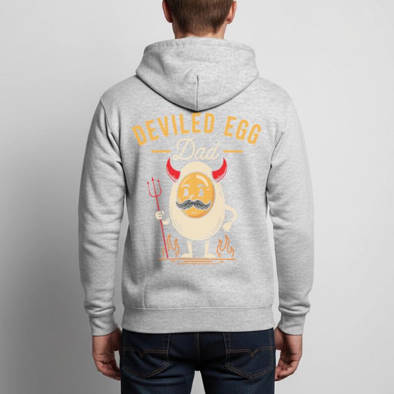 Deviled Egg Dad Thanskgiving Dinner Unisex Hooded Jacket