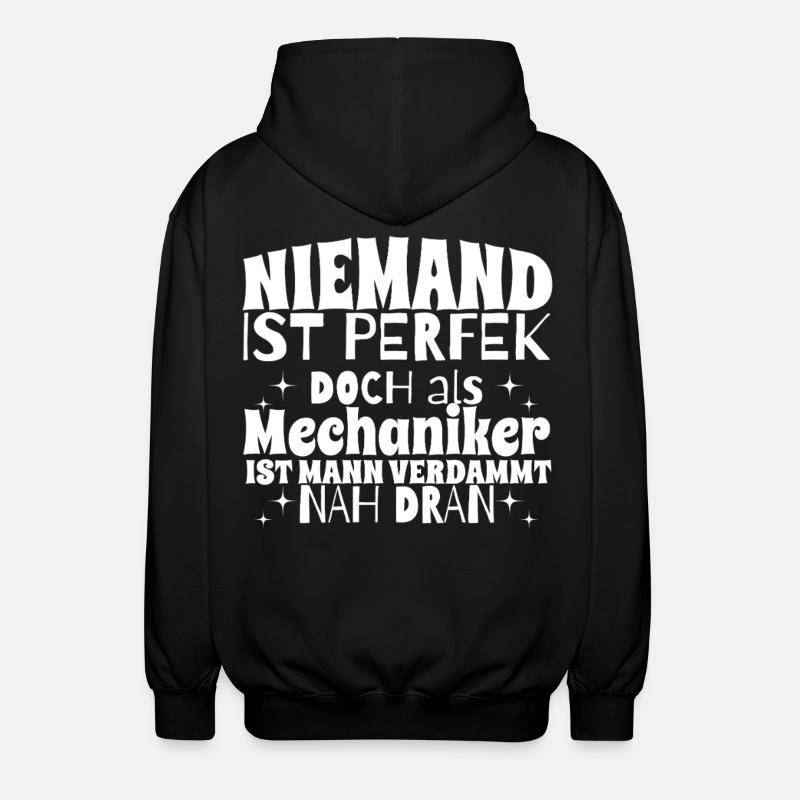 Cadeau d’artisan mécanicien - Veste à capuche unisexe - noir