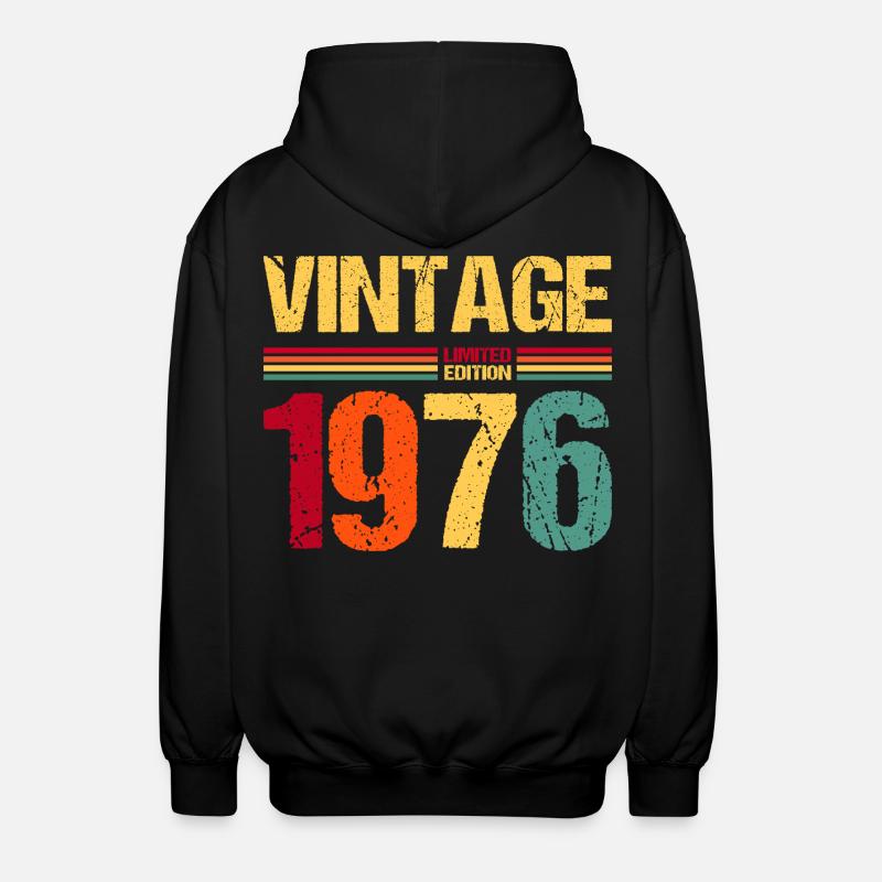 50e anniversaire édition limitée 1976 - Veste à capuche unisexe - noir