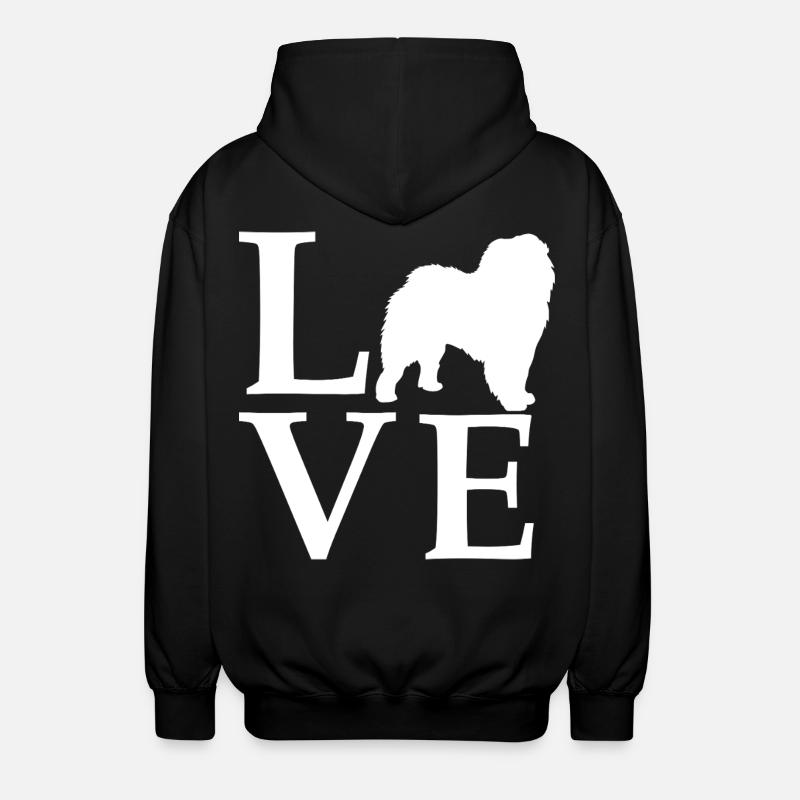Chow Chow - Unisex Hooded Jacket - black