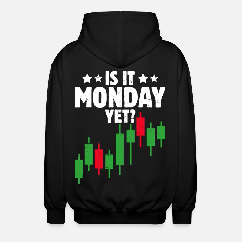 Trading Boursier Crypto Trader Boursier - Veste à capuche unisexe - noir
