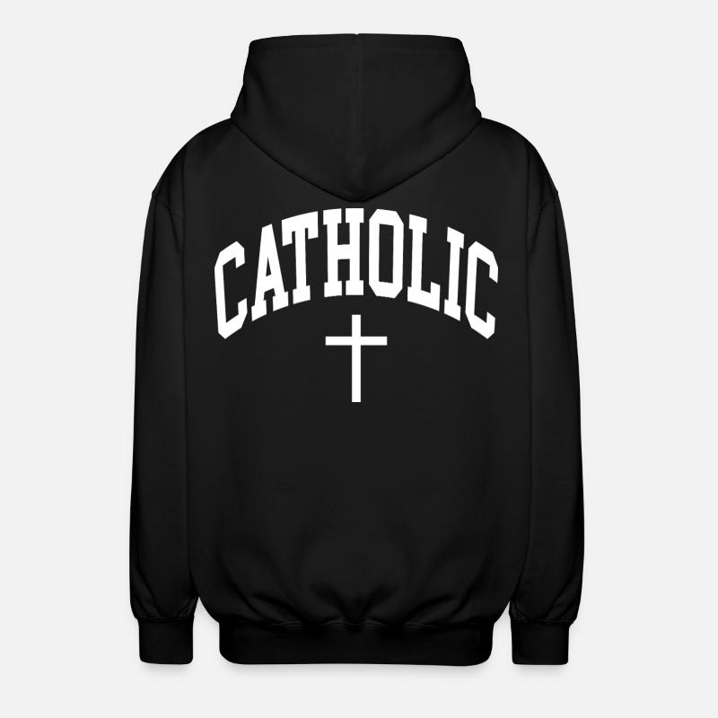 Katholisch Katholik Catholic - Unisex Kapuzenjacke - Schwarz