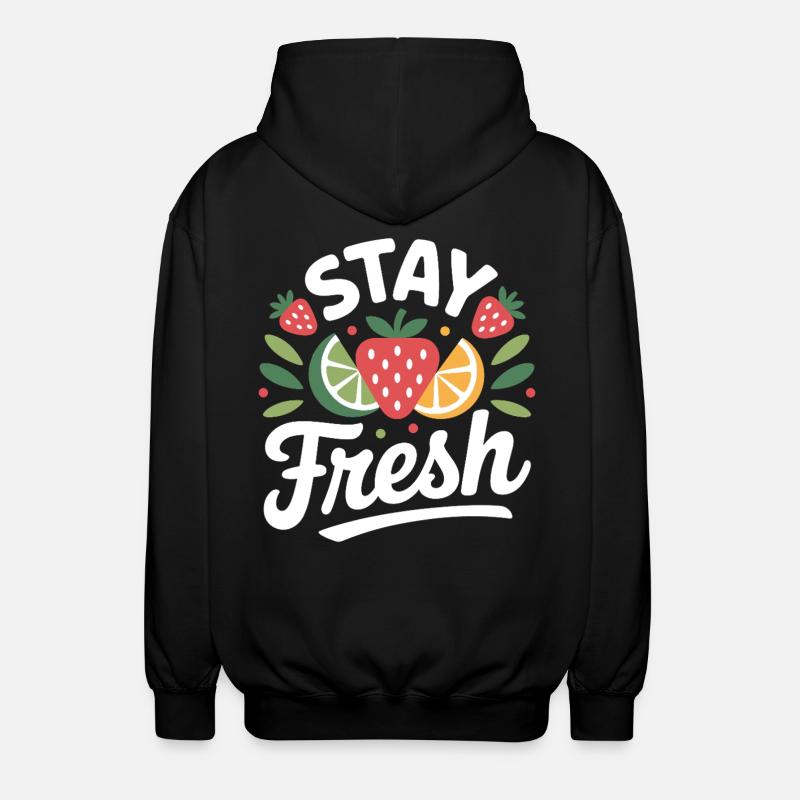 Reste tranquille - Veste à capuche unisexe - noir