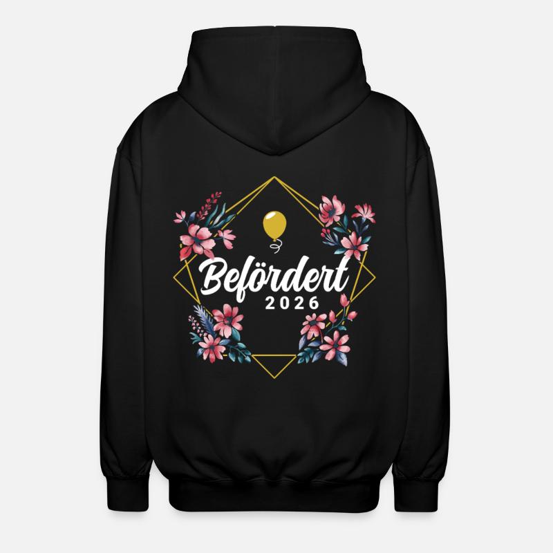 Befördert 2026 - Unisex Kapuzenjacke - Schwarz