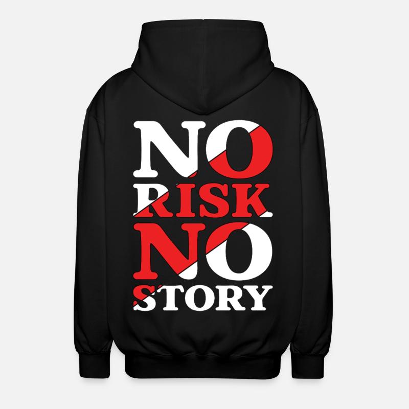 Pas de risque, pas d’histoire - Veste à capuche unisexe - noir
