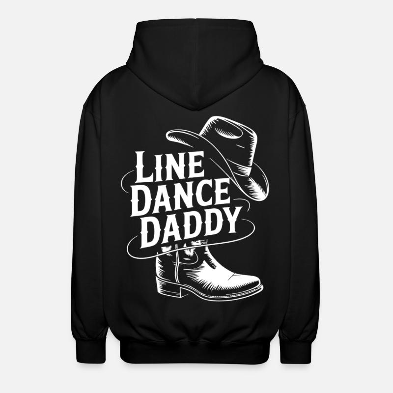 Style Daddy Cowboy en ligne - Veste à capuche unisexe - noir