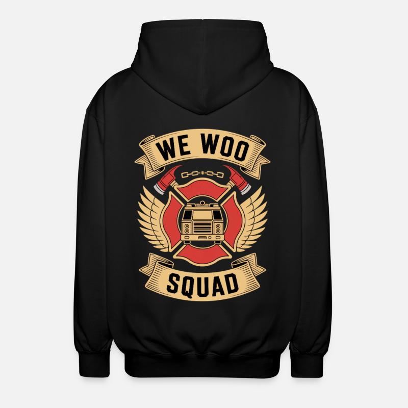 Pompier de l’escouade Wee Woo - Veste à capuche unisexe - noir