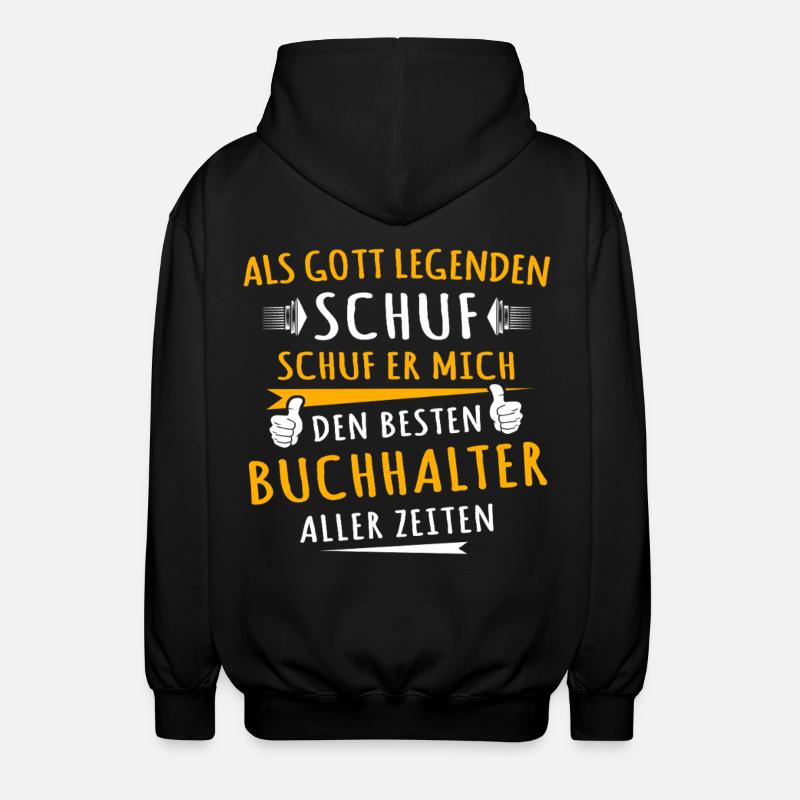 Comptable - Veste à capuche unisexe - noir