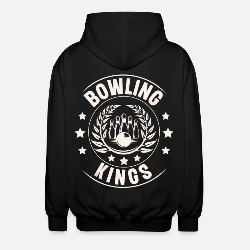 Bowling - Unisex Kapuzenjacke - Schwarz