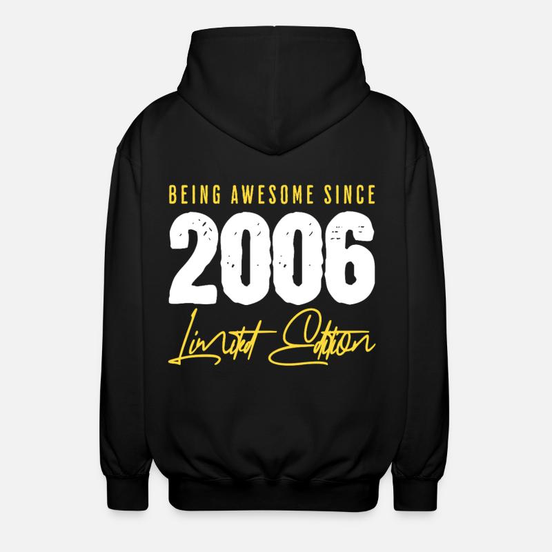 20e anniversaire 2006 Édition limitée - Veste à capuche unisexe - noir