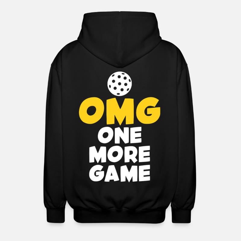OMG: One more game - Unisex Hooded Jacket - black