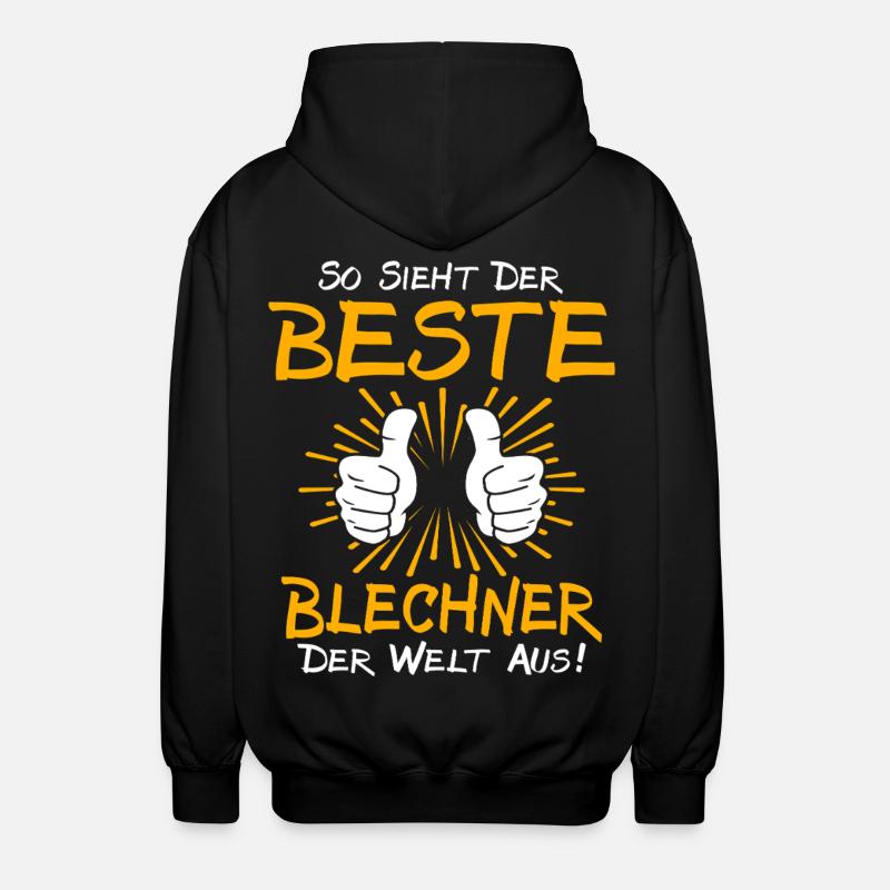 Idée de cadeau Blechner - Veste à capuche unisexe - noir