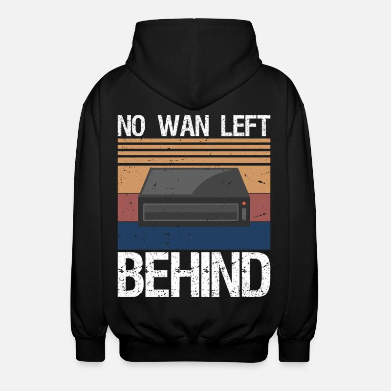 Funny Network Engineer - Unisex Kapuzenjacke - Schwarz