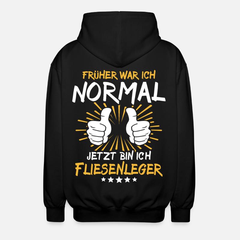 Tiler Spruch - Veste à capuche unisexe - noir