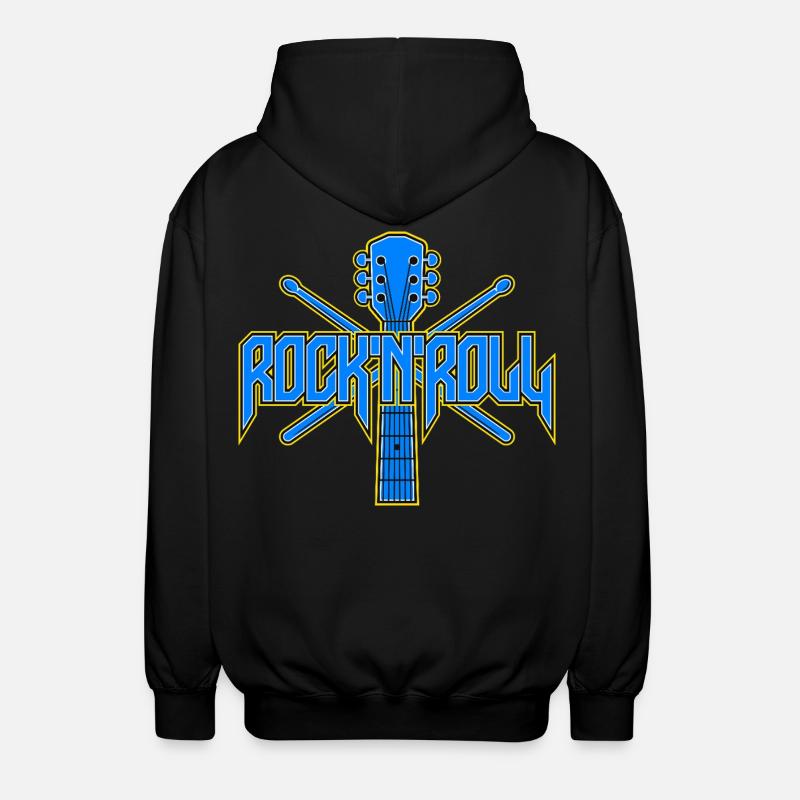 Emblème de guitare Rock & Roll - Veste à capuche unisexe - noir
