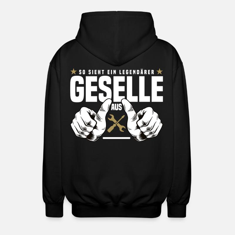 Compagnon - Veste à capuche unisexe - noir