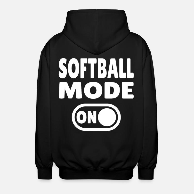 Mode softball activé - Veste à capuche unisexe - noir