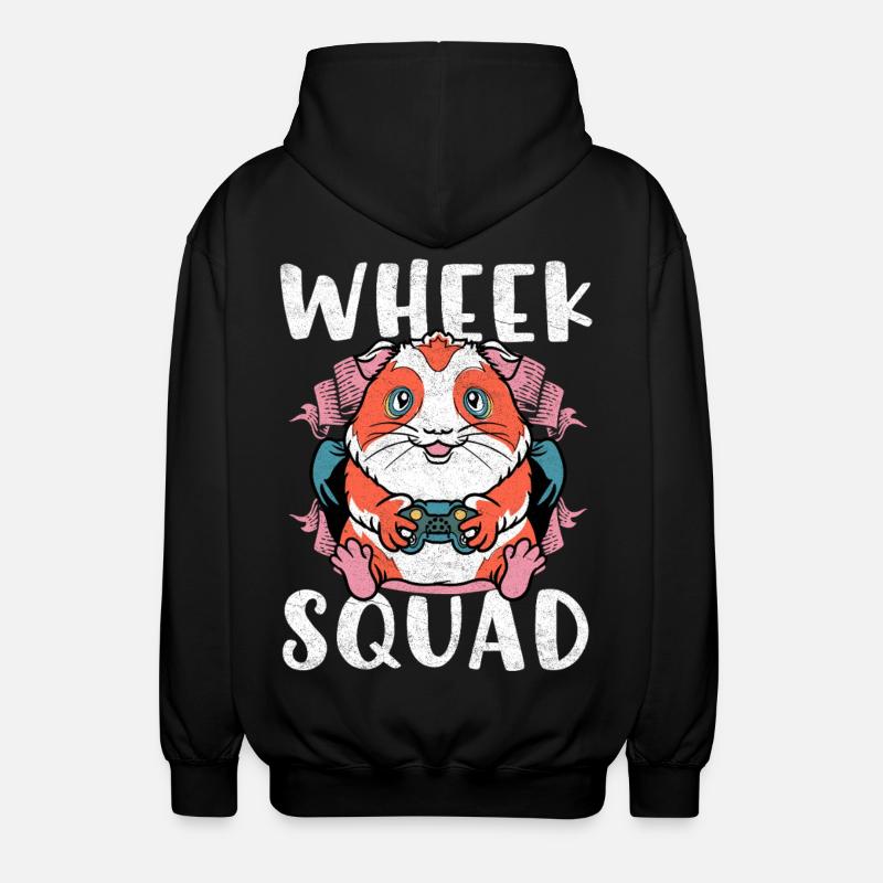 Week Squad Hamster Gaming - Unisex Hooded Jacket - black