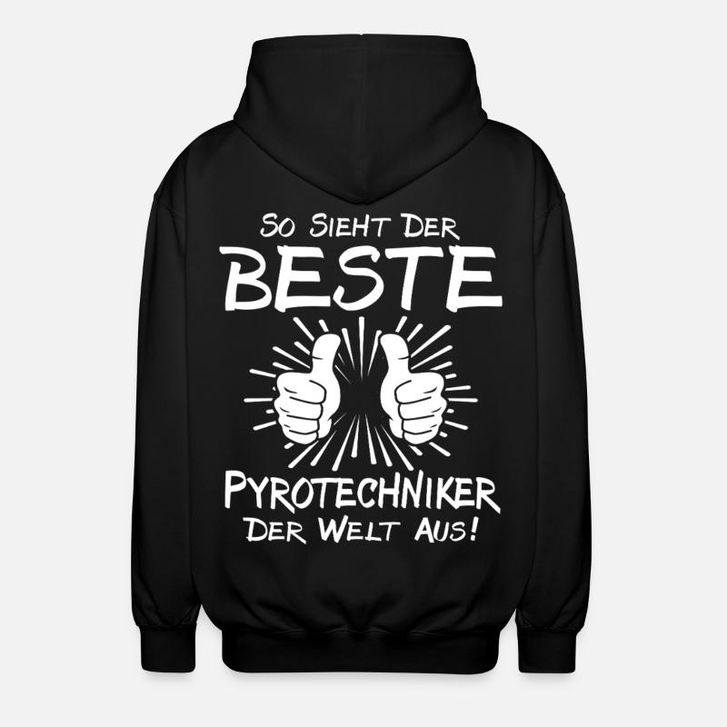 Bester Pyrotechniker - Unisex Kapuzenjacke - Schwarz