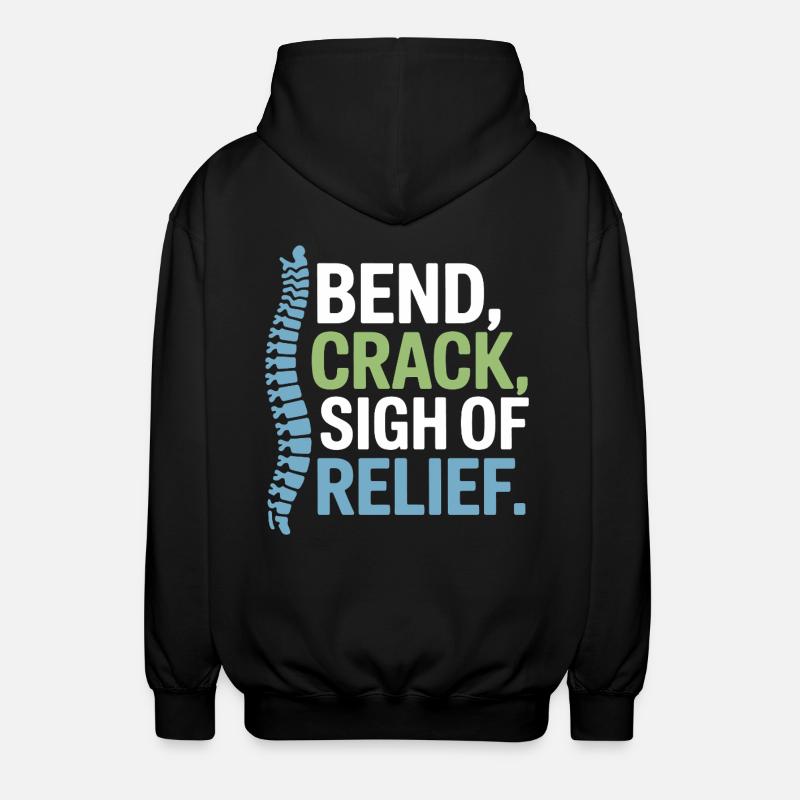 Chiropractor Spinal Alignment Is Everything - Unisex Hooded Jacket - black