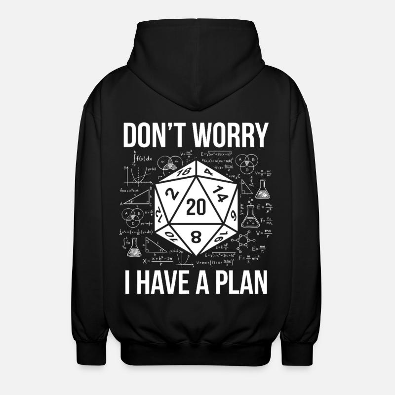 Cube Prison – Fun Tabletop RPG Design - Unisex Hooded Jacket - black