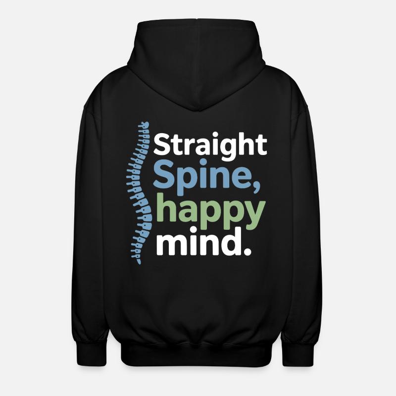 Équipement d’alignement neurospinal clinique DC agréé - Veste à capuche unisexe - noir