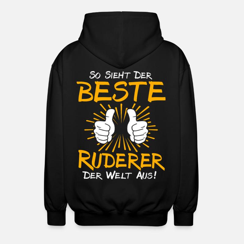 Idée de cadeau pour rameurs - Veste à capuche unisexe - noir