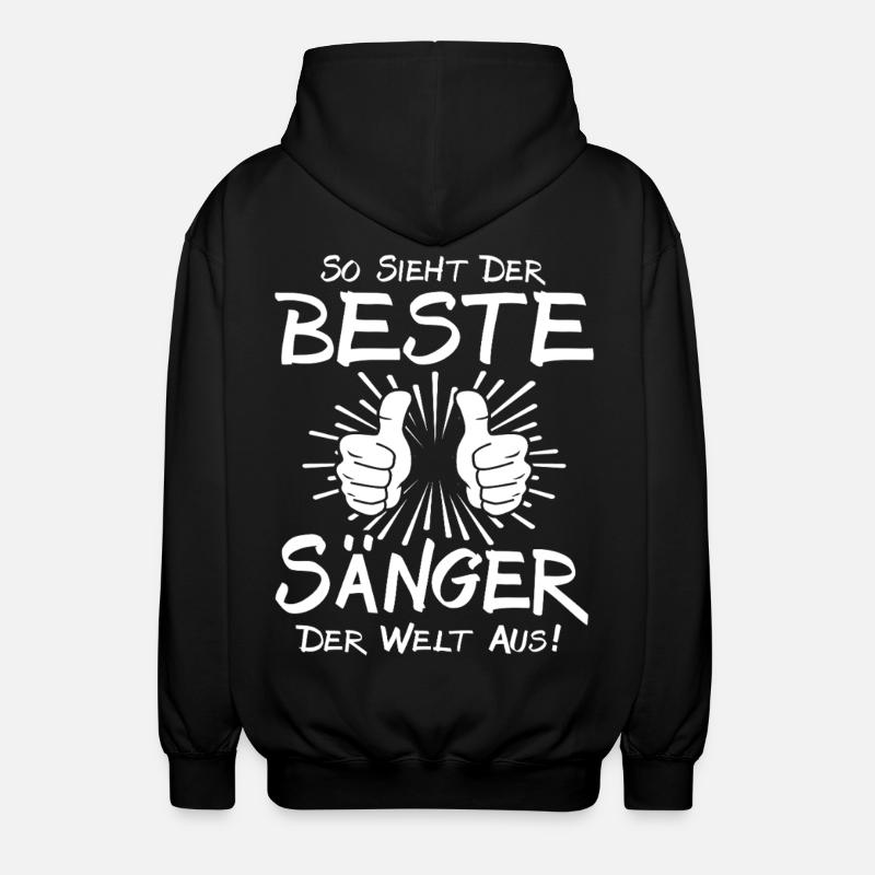 Bester Sänger - Unisex Kapuzenjacke - Schwarz