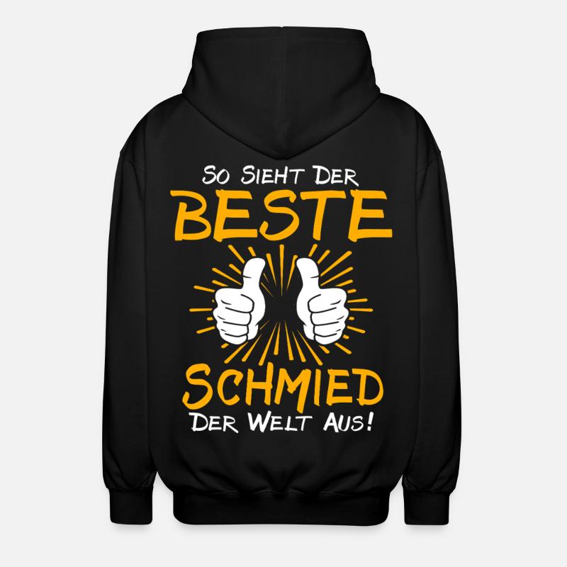 Idée de cadeau pour forgeron - Veste à capuche unisexe - noir