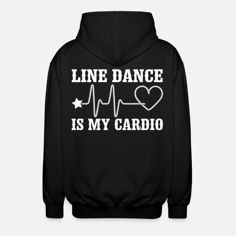 Déclaration cardio en ligne - Veste à capuche unisexe - noir