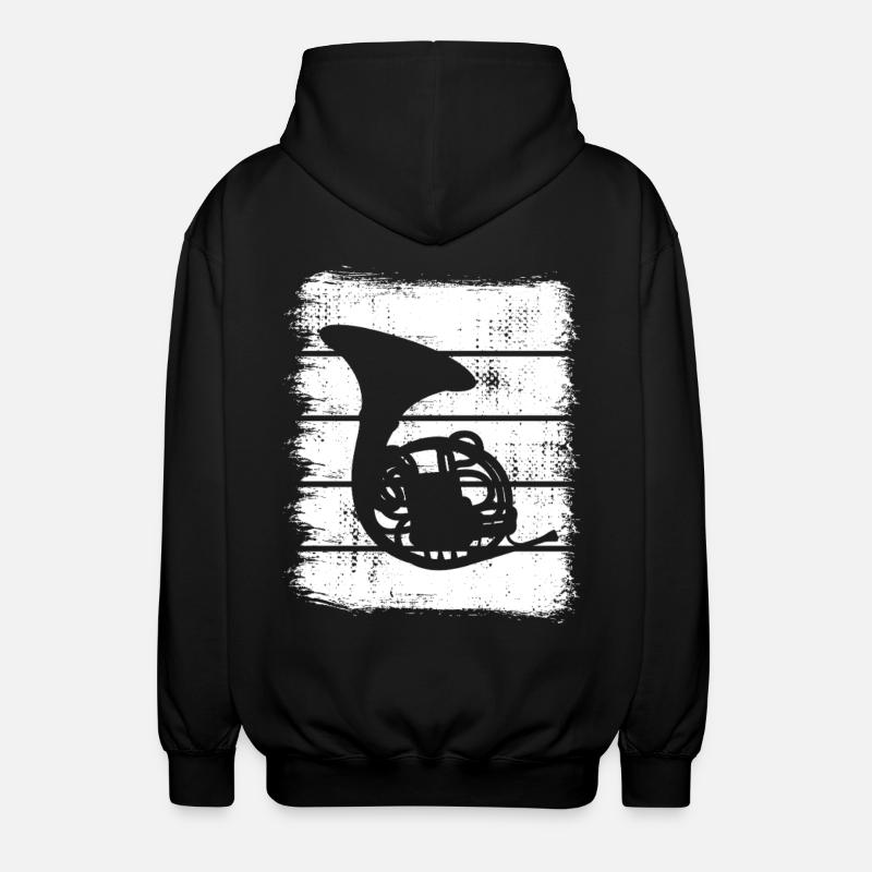 Cor français Sketch - Veste à capuche unisexe - noir