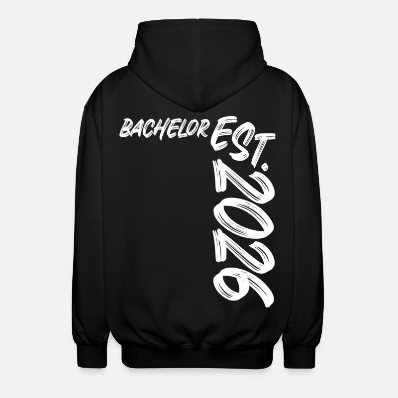 Bachelor Est. 2026 - Unisex Hooded Jacket - black
