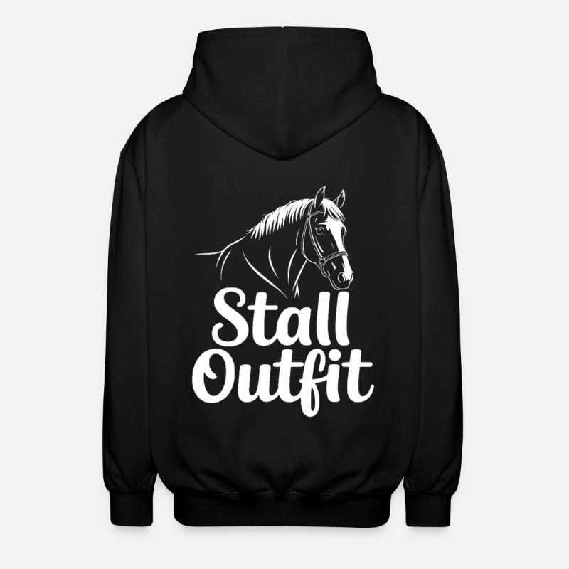 Cavalier d’écurie - Veste à capuche unisexe - noir