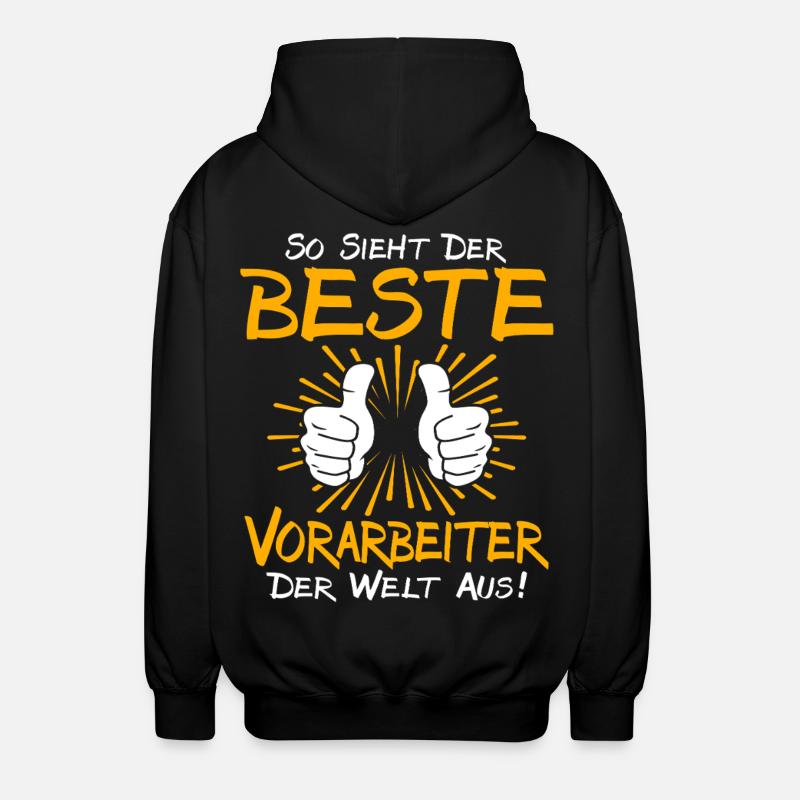 Idée de cadeau pour le contremaître - Veste à capuche unisexe - noir