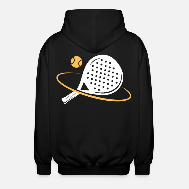 I can't I have padel - Unisex Hooded Jacket - black
