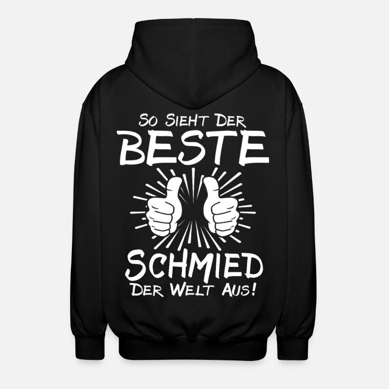 Bester Schmied - Unisex Kapuzenjacke - Schwarz
