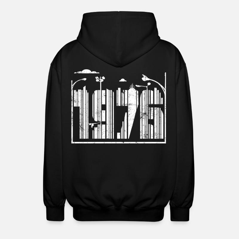 Millésime 1976 - Veste à capuche unisexe - noir
