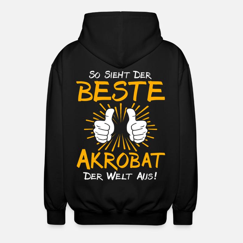 Idée de cadeau pour l’acrobate - Veste à capuche unisexe - noir