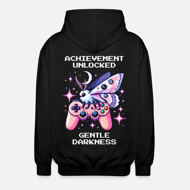 Douce obscurité déverrouillée | Goth doux - Veste à capuche unisexe - noir