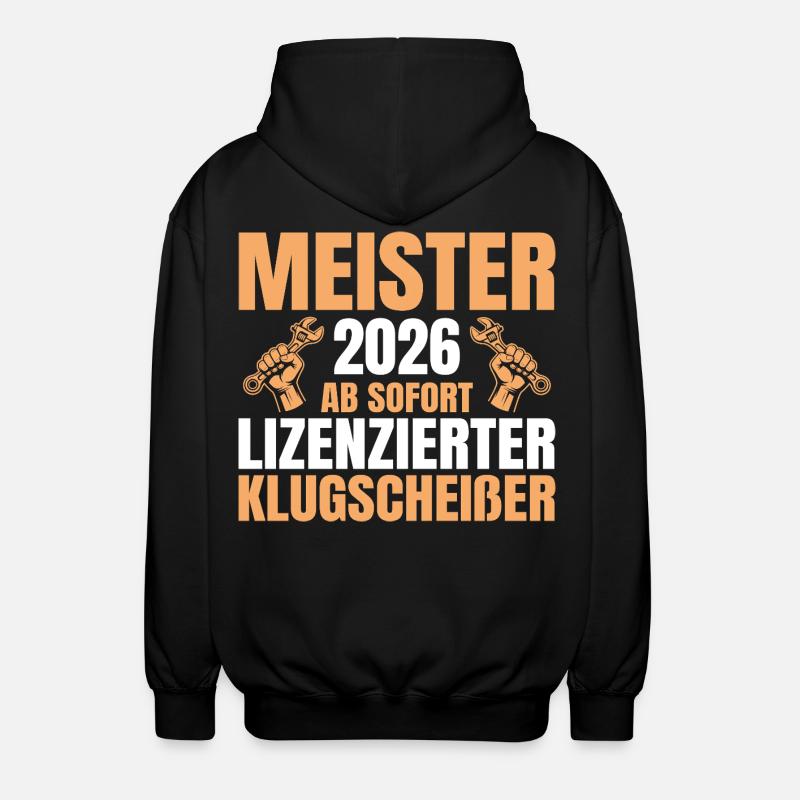 Vehicle Mechatronics Technician Master 2026 - Unisex Hooded Jacket - black