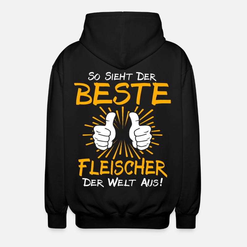 Idée cadeau boucher - Veste à capuche unisexe - noir