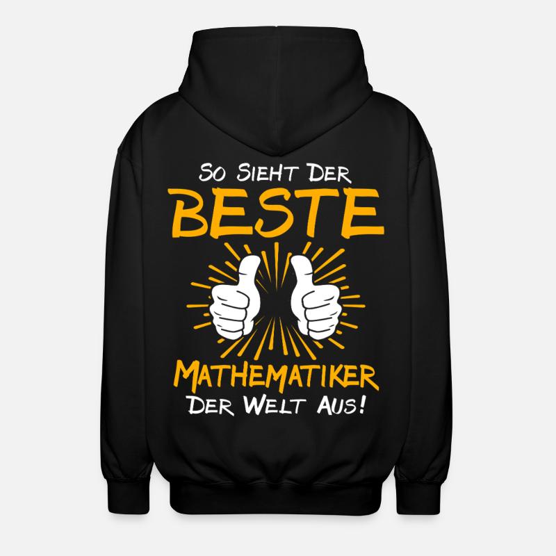 Idée de cadeau pour mathématiciens - Veste à capuche unisexe - noir