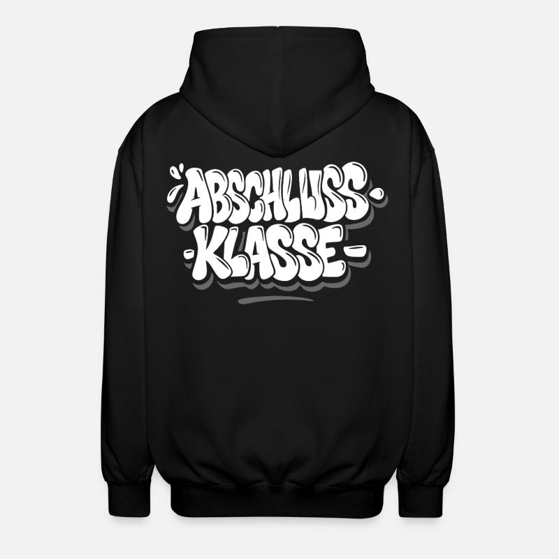 Graduating Class Graffiti - Unisex Hooded Jacket - black